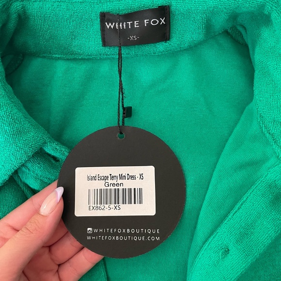 WhiteFox Green Mini Dress - Picture 6 of 7